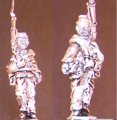 Infantry in kepi at right shoulder arms advancing 1 - Army Pack