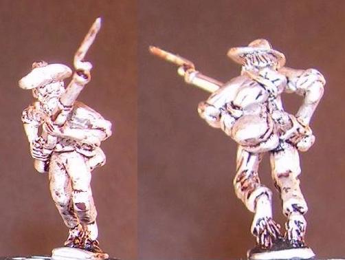 Infantry in slouch hat advancing at the ready 2 - Army Pack